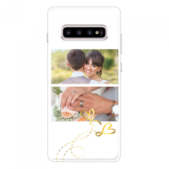 SAMSUNG - Galaxy S10 - Soft Clear Case - Wedding Day