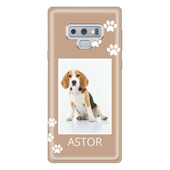 SAMSUNG - Galaxy Note 9 - Soft Clear Case - Puppy