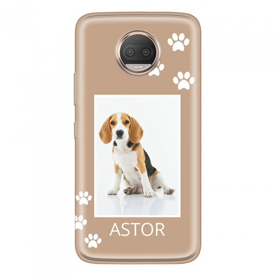 MOTOROLA by LENOVO - Moto G5s Plus - Soft Clear Case - Puppy