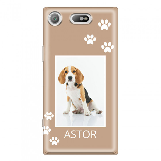 SONY - Sony XZ1 Compact - Soft Clear Case - Puppy