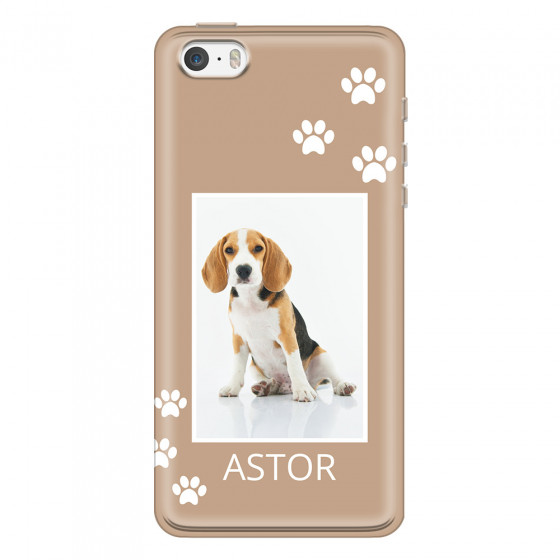 APPLE - iPhone 5S - Soft Clear Case - Puppy
