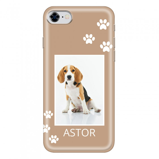APPLE - iPhone 8 - Soft Clear Case - Puppy