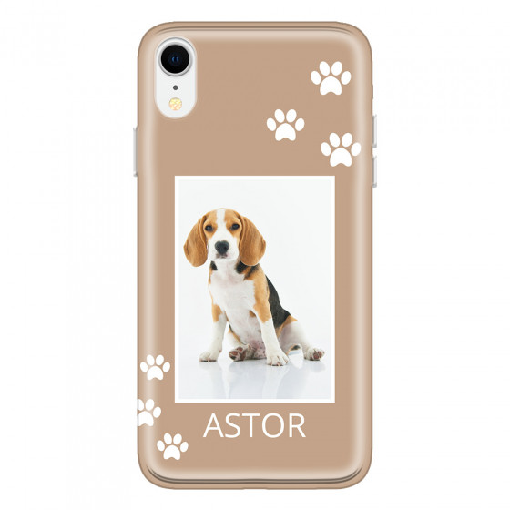 APPLE - iPhone XR - Soft Clear Case - Puppy