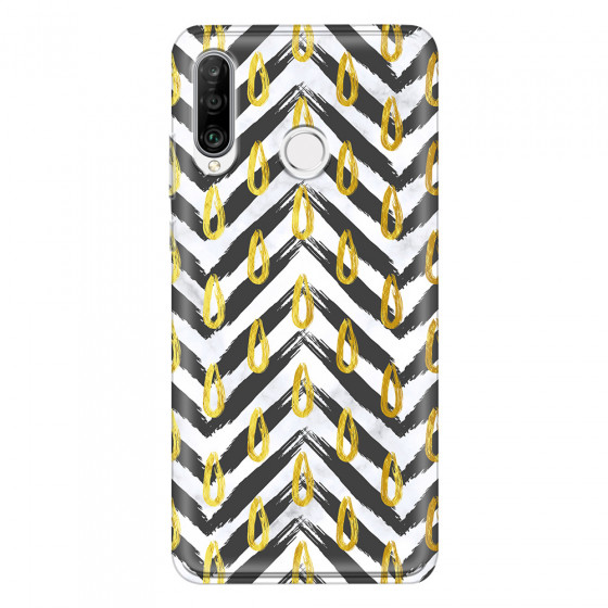 HUAWEI - P30 Lite - Soft Clear Case - Exotic Waves