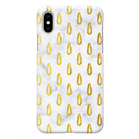 APPLE - iPhone XS Max - 3D Snap Case - Marble Drops