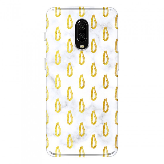 ONEPLUS - OnePlus 6T - Soft Clear Case - Marble Drops