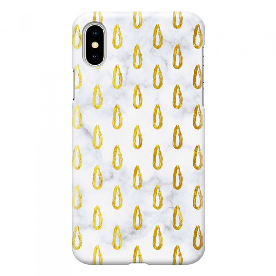 APPLE - iPhone X - 3D Snap Case - Marble Drops