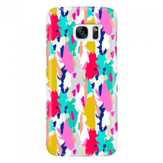 SAMSUNG - Galaxy S7 Edge - 3D Snap Case - Paint Strokes