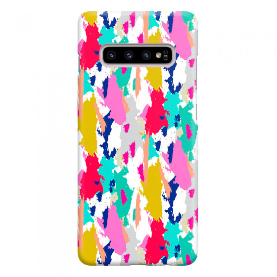 SAMSUNG - Galaxy S10 Plus - 3D Snap Case - Paint Strokes