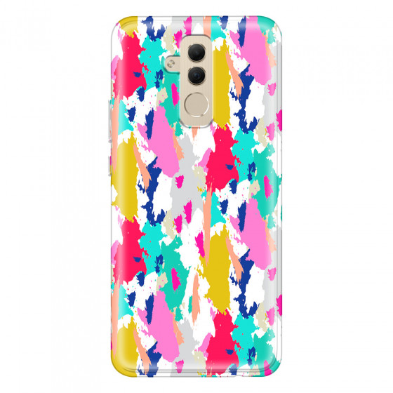 HUAWEI - Mate 20 Lite - Soft Clear Case - Paint Strokes