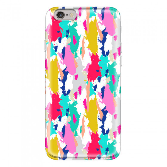 APPLE - iPhone 6S - Soft Clear Case - Paint Strokes