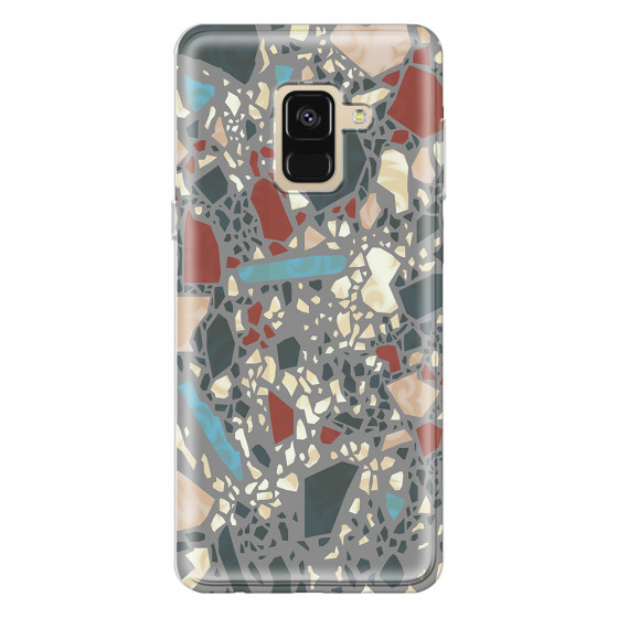 SAMSUNG - Galaxy A8 - Soft Clear Case - Terrazzo Design X
