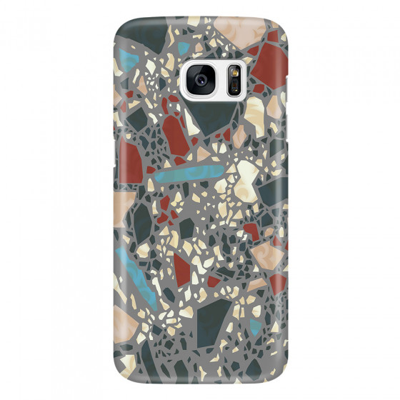 SAMSUNG - Galaxy S7 Edge - 3D Snap Case - Terrazzo Design X