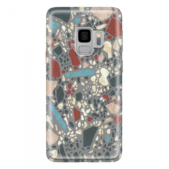 SAMSUNG - Galaxy S9 - Soft Clear Case - Terrazzo Design X