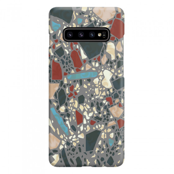 SAMSUNG - Galaxy S10 - 3D Snap Case - Terrazzo Design X