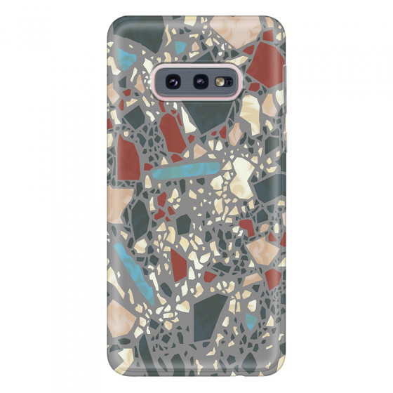 SAMSUNG - Galaxy S10e - Soft Clear Case - Terrazzo Design X