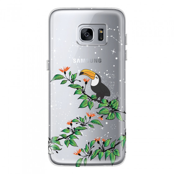 SAMSUNG - Galaxy S7 Edge - Soft Clear Case - Me, The Stars And Toucan