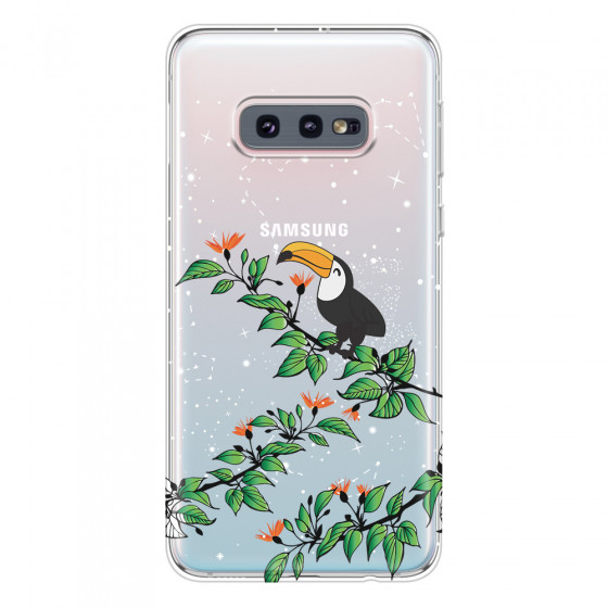 SAMSUNG - Galaxy S10e - Soft Clear Case - Me, The Stars And Toucan