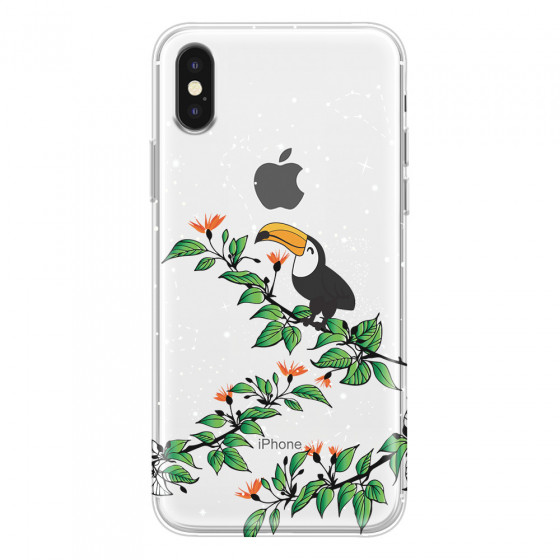 APPLE - iPhone XS Max - Soft Clear Case - Me, The Stars And Toucan
