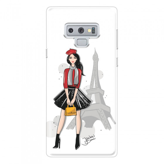 SAMSUNG - Galaxy Note 9 - Soft Clear Case - Paris With Love