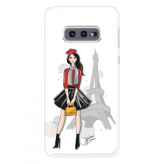 SAMSUNG - Galaxy S10e - Soft Clear Case - Paris With Love