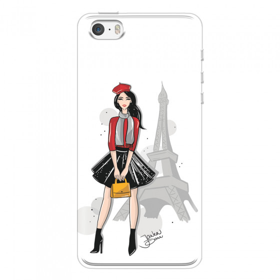 APPLE - iPhone 5S - Soft Clear Case - Paris With Love