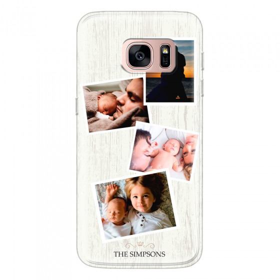 SAMSUNG - Galaxy S7 - Soft Clear Case - The Simpsons