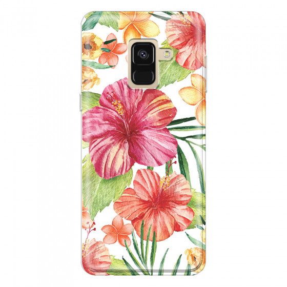 SAMSUNG - Galaxy A8 - Soft Clear Case - Tropical Vibes