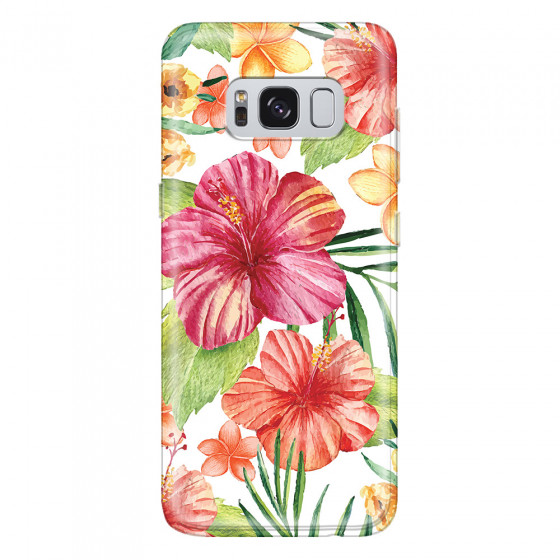 SAMSUNG - Galaxy S8 Plus - Soft Clear Case - Tropical Vibes