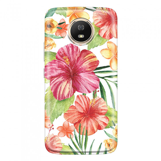 MOTOROLA by LENOVO - Moto G5s - Soft Clear Case - Tropical Vibes