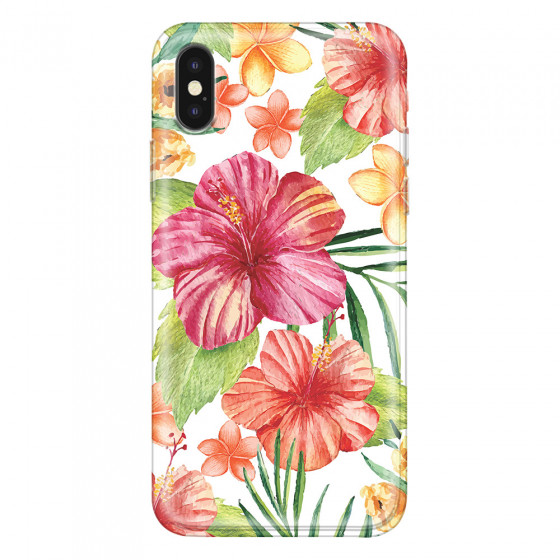 APPLE - iPhone XS Max - Soft Clear Case - Tropical Vibes