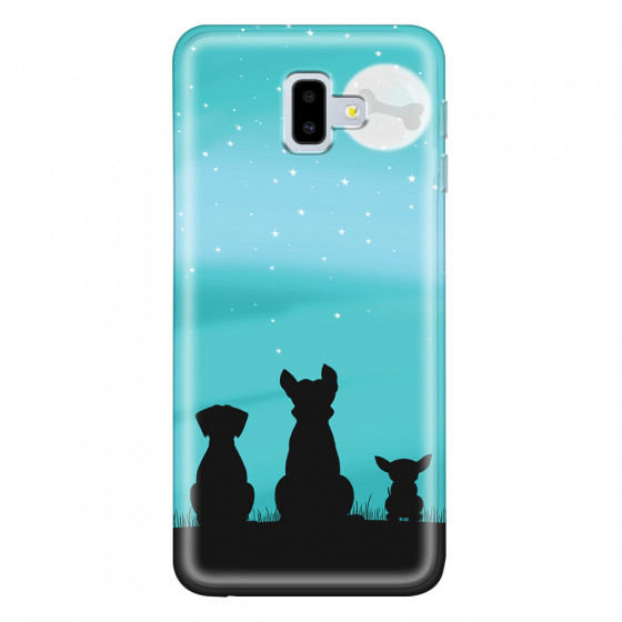 SAMSUNG - Galaxy J6 Plus - Soft Clear Case - Dog's Desire Blue Sky