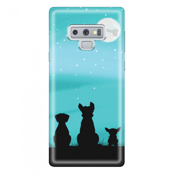 SAMSUNG - Galaxy Note 9 - Soft Clear Case - Dog's Desire Blue Sky