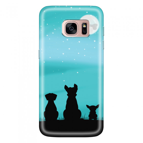 SAMSUNG - Galaxy S7 - Soft Clear Case - Dog's Desire Blue Sky