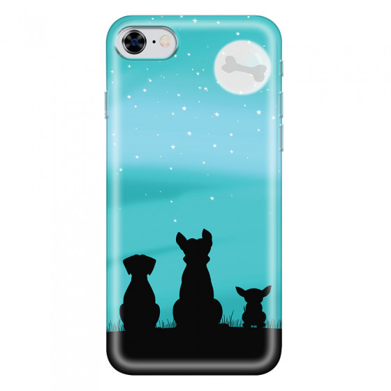 APPLE - iPhone 8 - Soft Clear Case - Dog's Desire Blue Sky