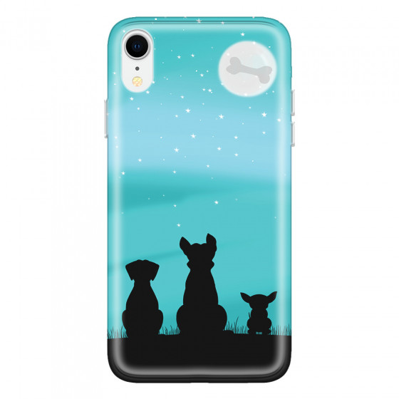 APPLE - iPhone XR - Soft Clear Case - Dog's Desire Blue Sky
