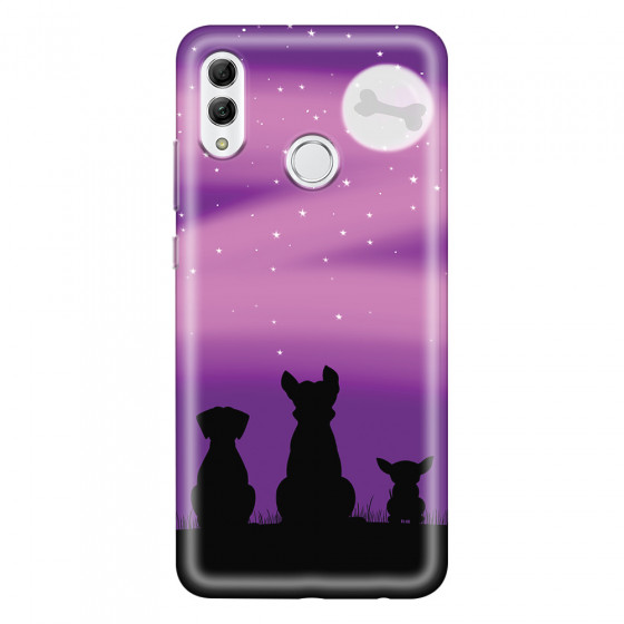 HONOR - Honor 10 Lite - Soft Clear Case - Dog's Desire Violet Sky