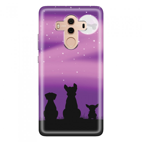 HUAWEI - Mate 10 Pro - Soft Clear Case - Dog's Desire Violet Sky