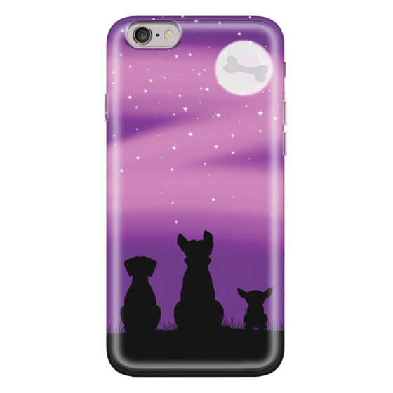 APPLE - iPhone 6S Plus - Soft Clear Case - Dog's Desire Violet Sky