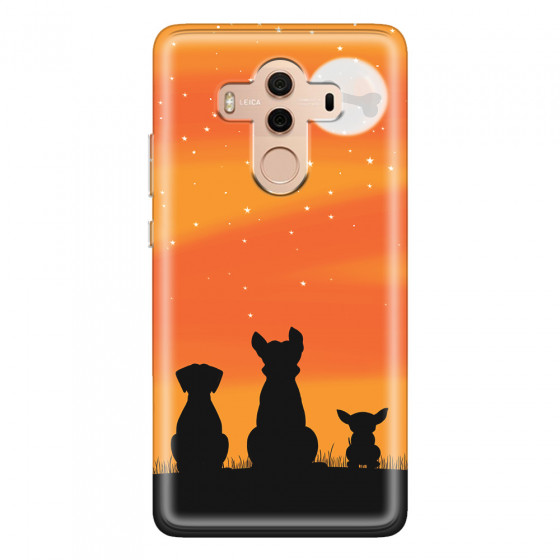HUAWEI - Mate 10 Pro - Soft Clear Case - Dog's Desire Orange Sky