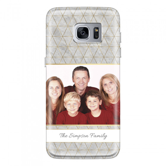 SAMSUNG - Galaxy S7 Edge - Soft Clear Case - Happy Family