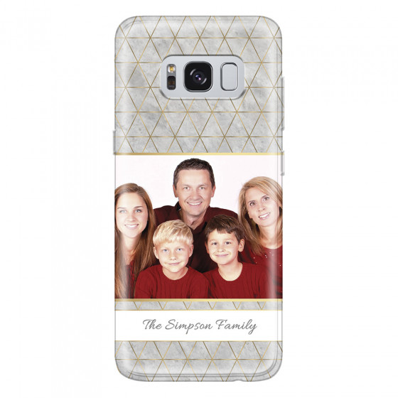 SAMSUNG - Galaxy S8 Plus - Soft Clear Case - Happy Family