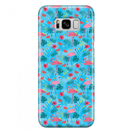 SAMSUNG - Galaxy S8 - 3D Snap Case - Tropical Flamingo IV