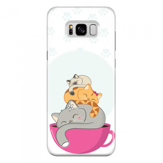 SAMSUNG - Galaxy S8 - 3D Snap Case - Sleep Tight Kitty