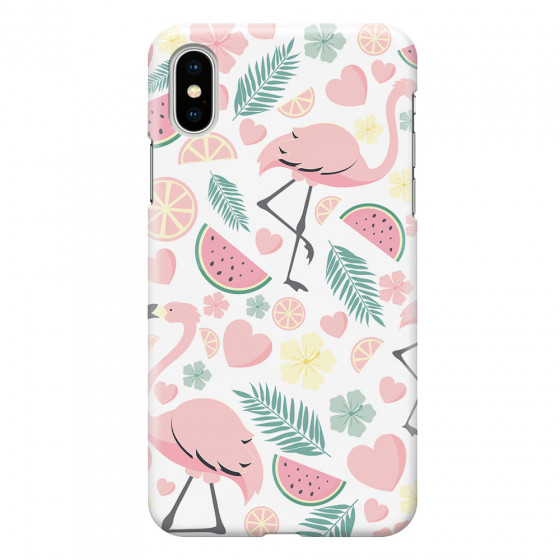APPLE - iPhone XS Max - 3D Snap Case - Tropical Flamingo III