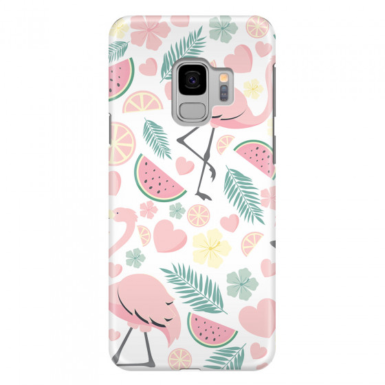 SAMSUNG - Galaxy S9 - 3D Snap Case - Tropical Flamingo III