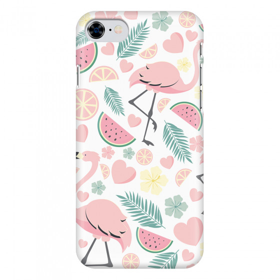 APPLE - iPhone 8 - 3D Snap Case - Tropical Flamingo III