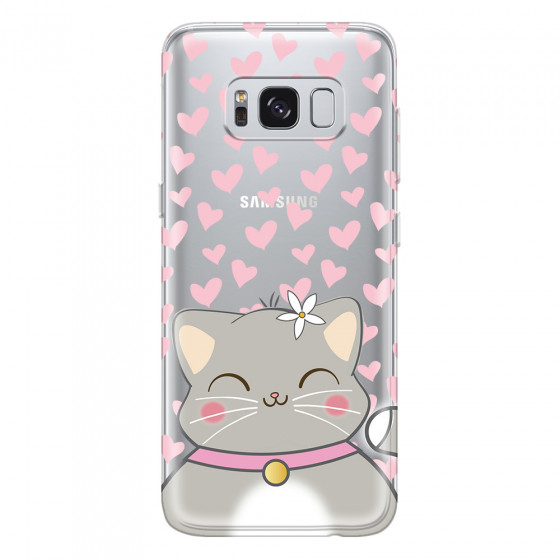 SAMSUNG - Galaxy S8 Plus - Soft Clear Case - Kitty
