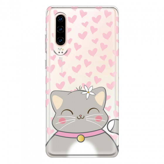 HUAWEI - P30 - Soft Clear Case - Kitty