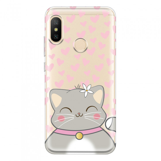 XIAOMI - Mi A2 Lite - Soft Clear Case - Kitty